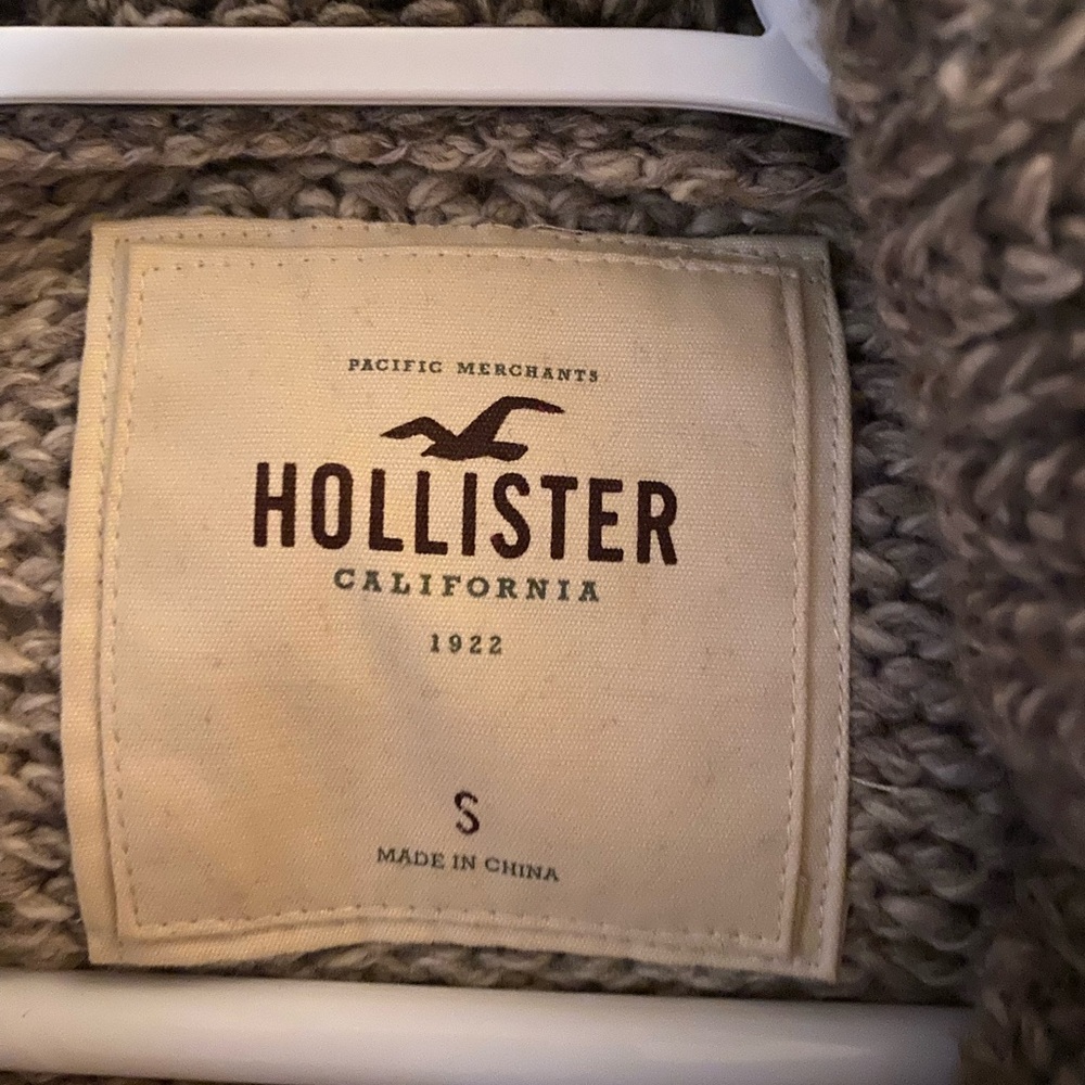 Hollister Women's Two-Tone Knit Cardigan Sweater - Picture 2 of 5